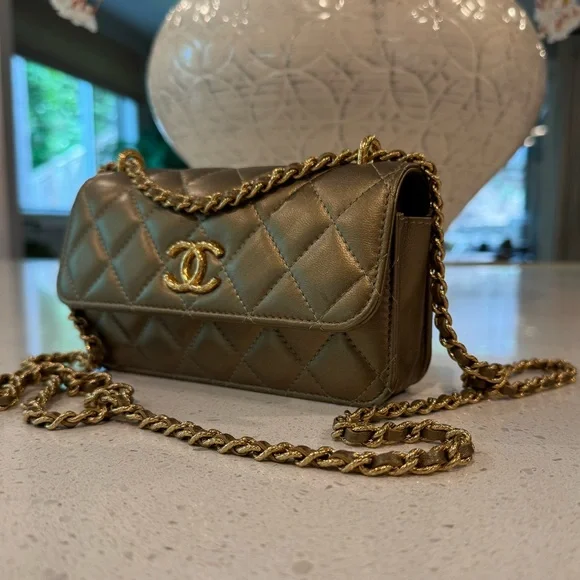 Rare CHANEL Mini Quilted Flap Bag - Picture 6 of 14